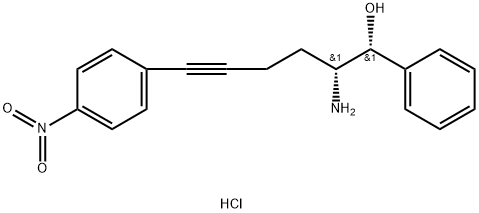 (1R,2R)-2-amino-6-(4-nitrofenil)-1-fenilheks-5-yn-1-olhidroklorida