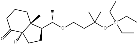 (1S,3aR,7aR)-7a-metil-1-((S)-1-(3-metil-3-((trietilsilil)oksi)butoksi)etil)heksahidro-1H-inden-4(2H)-siji