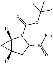 (1S,3S,5S)-3-(Aminocarbonyl)-2-azabicyclo[3.1.0]heksana-2-asam karboksilat tert-butil ester