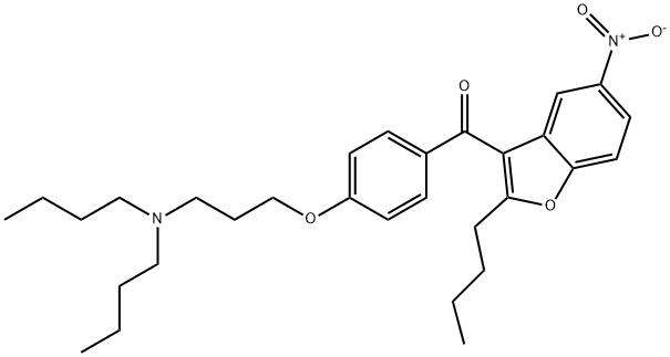 (2-Butyl-5-nitro-3-benzofuranyl)[4-[3-(dibutylamino)propoxy]fenil]methanone