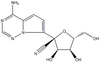 (2R,3R,4S,5R)-2-(4-aminopyrrolo[2,1-f][1,2,4]triazin-7-yl)-3,4-dihydroxy-5-(hydroxymethyl)tetrahydrofuran- 2-karbonitril