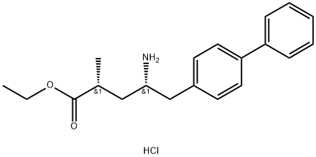 (2R,4S)-4-Amino-5-(bifenil-4-yl)-2-asam metilpentanoat etil ester hidroklorida