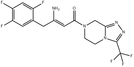 (2Z)-4-Oxo-4-[3-(trifluoromethyl)-5,6-dihydro-[1,2,4]triazolo[4,3-a]pirazin-7(8H)-yl]-1- (2,4,5-trifluorophenyl) nanging-2-en-2-amin