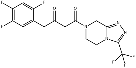 (2Z)-4-Oxo-4-[3-(trifluoromethyl)-5,6-dihydro-[1,2,4]triazolo[4,3-a]pirazin-7(8H)-yl]-1- (2,4,5-trifluorophenyl)butan-2-siji