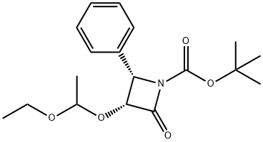 (3R,4S)-tert-Butil 3-(1-etoksietoksi)-2-oxo-4-fenilazetidin-1-karboksilat
