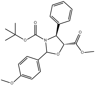 (4S,5R)-3-tert-butoxycarbony-2-(4-anisy)-4-fenil-5-oksazolidinkarboksilat