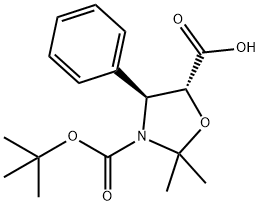 (4S,5R)-3-(tert-Butoxycarbonyl)-2,2-dimetil-4-feniloksazolidin-5-asam karboksilat