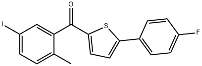 (5-(4-Fluorophenyl)tiofen-2-yl)(5-iodo-2-Methylphenyl)Metanon