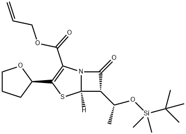(5R,6S)-6-[(1R)-1-[[(1,1-Dimetil)dimetilsilil]oksi]etil]-7-oxo-3-[(2R)-tetrahydro-2-furanyl]-4 -thia-1-azabicyclo[3.2.0]hept-2-ene-2-carboxylic acid 2-propenyl ester