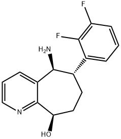 (5S,6S,9R)-5-amino-6-(2,3-difluorofenil)-6,7,8,9-tetrahydro-5H-cyclohepta[b]piridin-9-ol