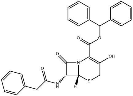 (6R,7R)-3-Hydroxy-8-oxo-7-[(phenylacetyl)amino]-5-thia-1-azabicyclo[4.2.0]oct-2-ene-2-carboxylic acid difenil metil ester