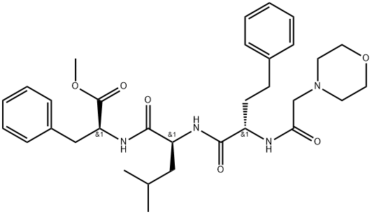 (alphaS)-alfa-[[2-(4-Morpholinyl)acetyl]amino]benzenebutanoyl-L-leucyl-L-phenylalanine metil ester