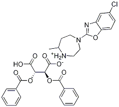 (R)-4-(5-chlorobenzo[d]oxazol-2-yl)-7-Metil-1,4-diazepan-1-iuM (2S,3S)-2,3-bis(benzoyloxy)-3- karboksipropanoat