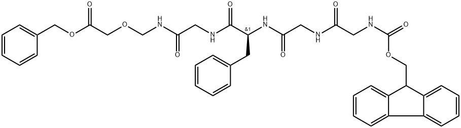 (S)-benzil 11-benzil-1-(9H-fluoren-9-yl)-3,6,9,12,15-pentaoxo-2,18-dioxa-4,7,10,13,16-pentaazaicosan -20-an