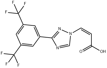 (Z)-3-(3-(3,5-bis(trifluoroMethyl)fenil)-1H-1,2,4-triazol-1-yl)asam akrilat