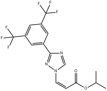 (Z)-isopropil 3-(3-(3,5-bis(trifluoromethyl)fenil)-1H-1,2,4-triazol-1-yl)akrilat