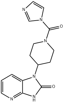 1-(1-(1H-imidazol-1-karbonil)piperidin-4-yl)-1H-imidazo[4,5-b]piridin-2(3H)-siji