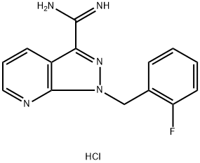 1-(2-fluoro-benzyl)-1h-pirazol[3,4-b]piridin-3-karboksamidin hidroklorida