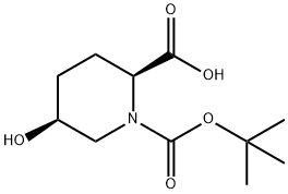 1,2-Piperidinedicarboxylic acid, 5-hydroxy-, 1-(1,1-diMethylethyl) ester, (2S,5S)