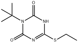 1,3,5-Triazine-2,4(1H,3H)-dione, 3-(1,1-dimethylethyl)-6-(etilthio)-