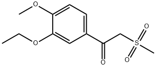 1-(3-Etoksi-4-Methoxyphenyl)-2-(Metilsulfonil) etanon