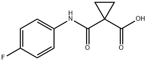 1-(4-Fluorophenylcarbamoyl)asam siklopropanakarboksilat