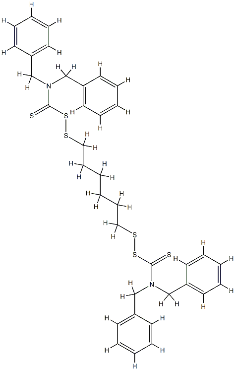 1,6-Bis(N,N′-dibenzilthiocarbamoylditio)-heksan