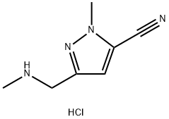 1-metil-3-((methylamino)metil)-1H-pirasol-5-carbonitrilehydrochloride