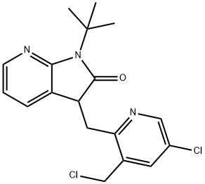 1-(tert-butil)-3-((5-chloro-3-(chloromethyl)piridin-2-yl)metil)-1,3-dihydro-2H-pirolo[2,3-b]piridin-2- siji