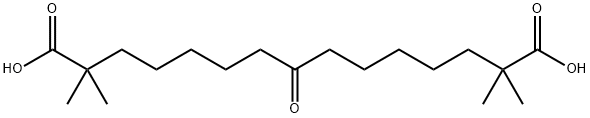 2,2,14,14-tetramethyl-8-oxopentadecanedioic acid