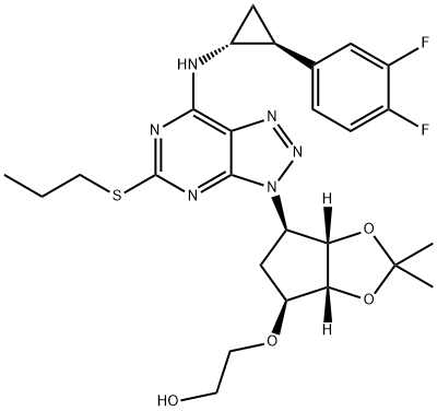 2-[[(3aR,4S,6R,6aS)-6-[7-[[(1R,2S)-2-(3,4-difluorofenil)sikpropil]aMino]-5-(propiltio)-3H