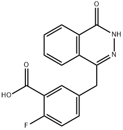 2-fluoro-5-((4-oxo-3,4-dihydrophthalazin-1-yl)Metil)asam benzoat