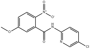 2-nitro-N-(5-chloro-piridin-2-yl)-5-metoxy-benzamide