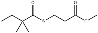 3-[(2,2-Dimetil-1-oxobutyl)tio]asam propanoat metil ester