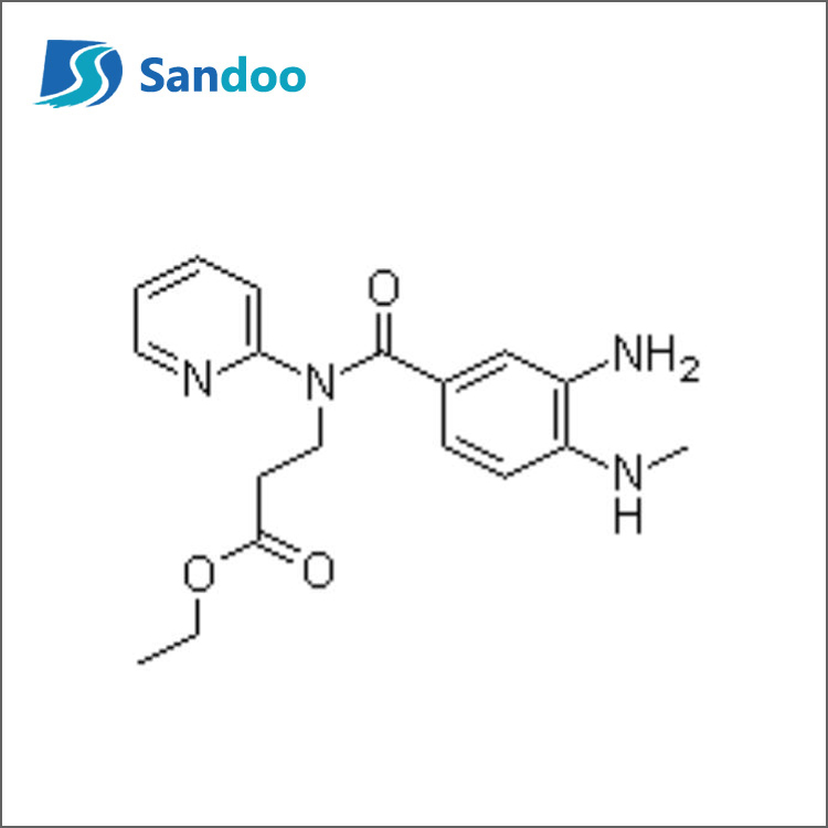 3-[(3-Amino-4-Methylaminobenzoyl)Pyridin-2-Ylamino]Asam propionat etil Ester
