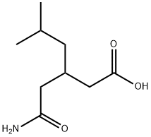 3-Carbamoymethyl-5-methylhexanoic asam