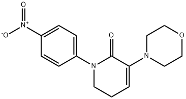 3-Morpholino-1-(4-nitrofenil)-5,6-dihydropyridin-2(1H)-siji