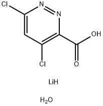 3-Pyridazinecarboxylic acid, 4,6-dikloro-, garam lithium, hidrat (1:1:1)