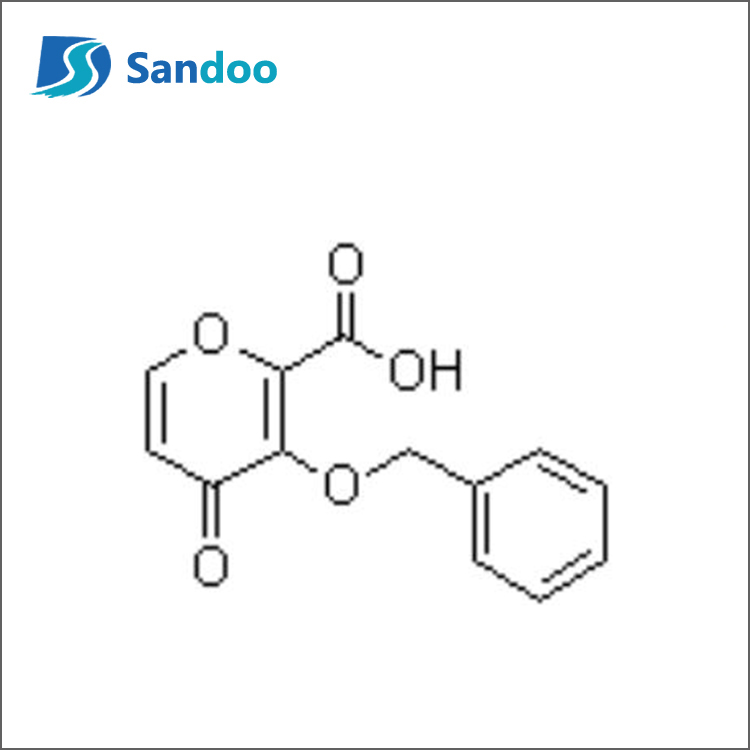 4-Oxo-3-(fenilmetoksi)-4H-pyran-2-asam karboksilat