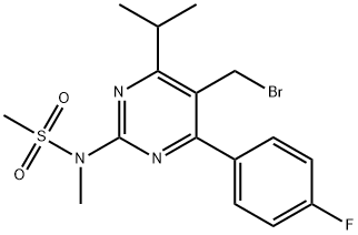 5-(Bromomethyl)-4-(4-fluorophenyl)-6-isopropyl-2-[metil(metilsulfonil)amino]pirimidin