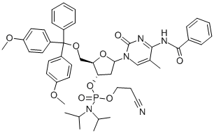 5'-O-(4,4'-DIMETHOXYTRITYL)-5-METHYL-N4-BENZOYL-2'-DEOXYCYTIDINE-3'-(2-CYANOETYL-N,N-DIISOPROPYL)FOSFORAMIDIT
