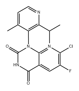7-kloro-6-fluoro-(1M)-1-[4-metil-2-(propan-2-yl)piridin-3-yl]pirido[2,3-d]pirimidin-2,4(1H, 3H)-dione