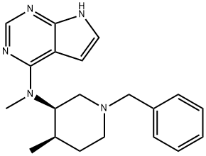7H-Pyrrolo[2,3-d]pyriMidin-4-aMine, N-Metil-N-[(3R,4R)-4-Metil-1-(fenilMetil)-3-piperidinyl]