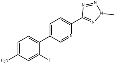 Benzenamine, 3-fluoro-4-[6-(2-metil-2H-tetrazol-5-yl)-3-piridinil]-