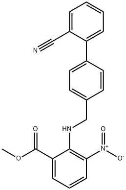 ASAM BENZOAT, 2-[[(2'-CYANO[1,1'-BIFENYL]-4-YL)METIL]AMINO]-3-NITRO-METHIL ESTER