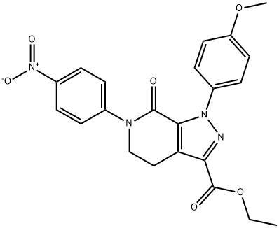 etil 1-(4-methoxyphenyl)-6-(4-nitrophenyl)-7-oxo-4,5,6,7-tetrahydro-1H-pirazolo[3,4-c]piridin-3-karboksilat