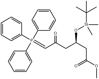 Metil (3R)-3-(tert-butyldimethylsilyloxy)-5-oxo-6-triphenylphosphoranylidenehexanoate
