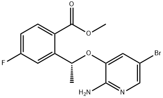 metil(R)-2-(1-((2-amino-5-bromopiridin-3-yl)oksi)etil)-4-fluorobenzoat