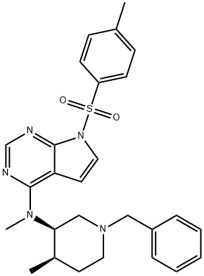 N-((3R,4R)-1-Benzyl-4-methylpiperidin-3-yl)-N-methyl-7-tosyl-7H-pyrrolo[2,3-d]pirimidin-4-amine