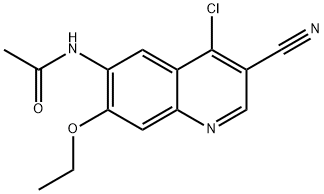 n-(4-Chloro-3-cyano-7-ethoxy-6-quinolinyl) asetamida